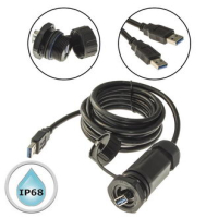 M25USBZ1-3.0G-1M Разъём герметичный SZC M25USBZ1-3.0G-1M, 4.8 Гб/с SZC pe453292 фото