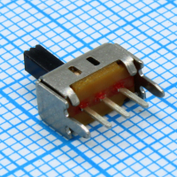 L-KLS7-SS03-12D02-EG05 Переключатель движковый вертикальный (ON-ON), 0.3A 50VDC, высота движка 5мм, 10000циклов монтаж в отверстие KLS pe518828 фото