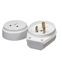 Разъем РШ-ВШ 32А 250В 2P+PE откр. уст. бел. 1235 UNIVersal pe585900 фото