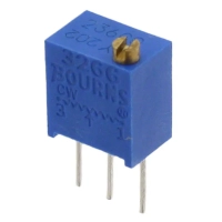TSR-3266Y-101R Потенциометр многооборотный керметный 100Ом 0.25Вт ±10% 12 ±2 оборотов, (6.7 X 4.7 X 7.2мм) SUNTAN pe16045 фото
