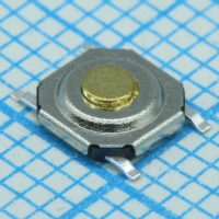 PTS525SM15SMTR2LFS Кнопка тактильная 5.1х5.1х1.5мм N.O. SPST круглая 0.02А 15В 1000000 циклов 1.57Н SMD лента на катушке C&K COMPONENTS pe549549 фото