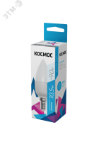 Лампа светодиодная 10.5Вт свеча 4500К бел. E14 220В КОСМОС LkecLED10.5wCNE1445 Космос pe575918 фото