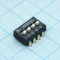 1825058-7 Переключатель DIP Switches; Конфигурация: SPST; Контакты: 4; Шаг: 2.54 TE Connectivity pe333743 фото