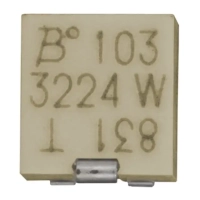 3224W-1-500E Потенциометр многооборотный керметный 50Ом 0.25Вт SMD BOURNS pe33455 фото