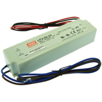 LPV-60-24 AC-DC, 60Вт, IP67, вход 90…264В AC, выход 24В/2,5А,изоляция 3000В AC, в кожухе 162,5х42,5х32мм, -30…+70°С Mean Well pe132016 фото