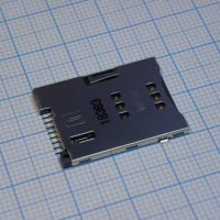 475530001 Гнездо SIM 6 контактов 1.27мм  Медь, Контакты с Покрытием из Золота Molex pe342448 фото