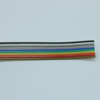 DS1058-10M28 Плоский цветной кабель шлейф 10 проводов, шаг 1.27 мм, 28AWG(7*0.127мм Cu), цена за 1 метр CONNFLY pe523696 фото