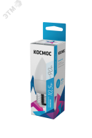 Лампа светодиодная 10.5Вт свеча 4500К бел. E27 220В КОСМОС LkecLED10.5wCNE2745 Космос pe575921 фото