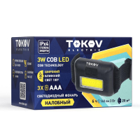 Фонарь налобный на батарейках АААх3 TOKOV ELECTRIC TKE-NF-B-02 TOKOV ELECTRIC pe1058226 фото