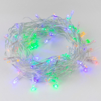 Гирлянда LED ULD-S1000-090/STA MULTI IP20 10м 90 диодов разноцвет. свет провод прозр. Uniel UL-00007179 Uniel pe819634 фото