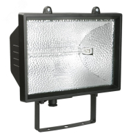 Прожектор ИО1500 галоген. черный IP54 LPI01-1-1500-K02 IEK pe699570 фото