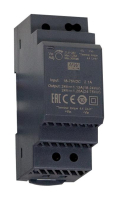 DDR-30L-15 DC-DC, 30Вт, вход 18…75 В DC, выход 15В/2А, изоляция 4000В DC, в кожухе на DIN-рейку, 35х90х54.5мм, -40...+85°С Mean Well pe380339 фото