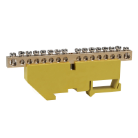 Шина нулевая с изолятором OptiKit BB-D-PE-DIN-16-6х9 желт. 277843 КЭАЗ pe657334 фото