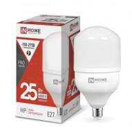 Лампа светодиодная высокомощная LED-HP-PRO 25Вт цилиндр 4000К нейтр. бел. E27 2380лм 230В 4690612031057 IN HOME pe575670 фото