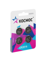 Элемент питания литиевый CR2016 4хBL (блист.4шт) KOC2016BL4 Космос pe583350 фото