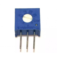 TSR-3386W-105R Потенциометр однооборотный керметный 1МОм 0.5Вт ±10% (9.53 X 4.83 X 9.53мм) SUNTAN pe91575 фото
