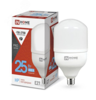 Лампа светодиодная высокомощная LED-HP-PRO 25Вт цилиндр 6500К холод. бел. E27 2380лм 230В 4690612031064 IN HOME pe575671 фото