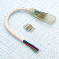 Кабель соед. для RGB Led-ленты 5050 220V Ecola pe328120 фото