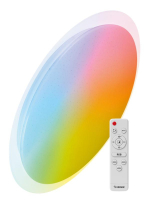 Светильник светодиодный PREMIUM GALAXY-RGB 75Вт 230В 3000-6500К 6000лм IP40 555х83мм настенно-потолоч. управляемый с пультом ДУ с RGB подсветкой КОСМОС KSGalaRGB75W Космос pe818360 фото
