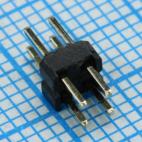 DS1025-05-2X2P8BV1-B Разъем штыревой двухрядный, вилка на плату прямая 4 контакта (2х2), шаг 2мм CONNFLY pe391352 фото