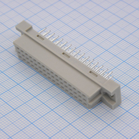 DS1120-48F0V13 Разъем (розетка)  DIN 41612 тип R 48pin (3х16), шаг 2.54мм трехрядный прямой (ряд АBC) CONNFLY pe327608 фото