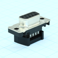 1658612-4 разъем D Sub, Серия Amplimite HDF-20, DE, Гнездо, 9 контакт(-ов) TE Connectivity pe332473 фото
