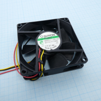 ME80201V1-1000C-G99 Вентилятор 12В 80x20 V 3300об/мин 61,1м3/час, 38дБ, сигнальный вывод SUNON pe375993 фото