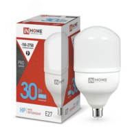 Лампа светодиодная высокомощная LED-HP-PRO 30Вт цилиндр 6500К холод. бел. E27 2850лм 230В 4690612031088 IN HOME pe575673 фото