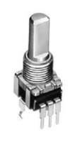 RK09L114001T Potentiometer RK09L Series, Singl-unit, Vertical, Flat shift 20mm, With detent, 10K, 1B ALPS pe52665 фото