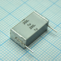 B32562J3105K000 Конденсатор металлоплёночный полиэтилентерефталатный 1мкФ 250В ±10% (16.5х7х9.3мм) шаг выводов 15мм 125°С россыпь TDK-EPCOS pe12730 фото
