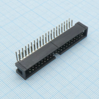 DS1013-40RSiB-B-0 IDC разъем, вилка на плату угловая двухрядная 40pin(2x20)., шаг 2.54мм CONNFLY pe318138 фото