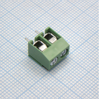 DG126-5.0-02P-14-00A(H) Винтовой клеммный блок с защитой провода, 2 контакта. Серия DG126-5.0 Degson pe124858 фото