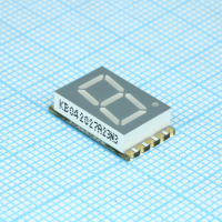 KCSA04-123 1 разрядный сегментный индикатор smd 10,16мм/зеленый/570нм/2.2-4.1мкд/ОА Kingbright pe387002 фото