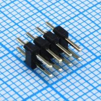 DS1025-05-2X4P8BV1-B Разъем штыревой двухрядный, вилка на плату прямая 8 контактов (2х4), шаг 2мм CONNFLY pe391354 фото