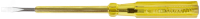 Отвертка индикаторная, желтая ручка 100 - 500 В, 190 мм 56502 FIT pe819387 фото
