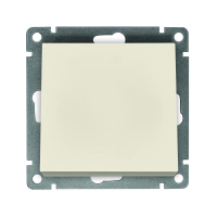 Выключатель 1-кл. СП Афина 10А IP20 механизм сл. кость (ivory) A0021-I UNIVersal pe658108 фото