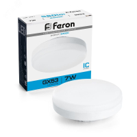 Лампа светодиодная LED 7вт GX53 дневной таблетка 25866 Feron pe801980 фото