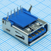 GSB311131HR Разъем USB 3.0 тип A угловой 9 контактов AMPHENOL pe551356 фото
