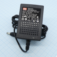 GST18E48-P1J AC-DC, 18Вт, вход 85...264B AC 47...63 Гц,, выход 48B/0.375A, изоляция 3000В AC, 79x54x33мм, -30...+70°С, выходной разъем 11, диам. 5.5х2.1мм Mean Well pe375996 фото