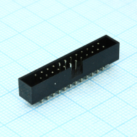 DS1014-24SF1B-B IDC2 разъем, вилка на плату прямая двухрядная 24pin(2x12)., шаг 2.00мм CONNFLY pe318140 фото
