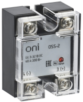 Реле твердотельное OSS-2 40А 380В AC 3-32В DC OSS-2-3-40-B ONI pe703421 фото