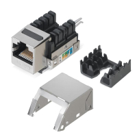 Вставка Keystone Jack RJ45 кат.5E экранир. WR-KJ-RJ45-C5E-SH-90 90град. заделка тип 110 505213 WRline pe654013 фото