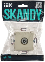 SKANDY Розетка TV проходная SK-A17B бежевый IEK SK-A10-P-K10 IEK pe796862 фото
