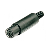 KLS1-294F-6B Гнездо mini DIN 6 контактов на кабель KLS pe408510 фото