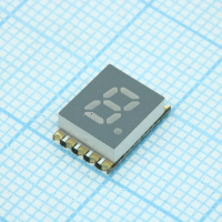 KCSA02-107 1 разрядный сегментный индикатор smd 5,08мм/желтый/590нм/21-58мкд/ОА Kingbright pe300222 фото
