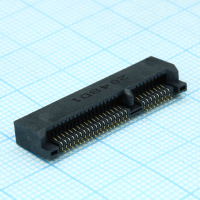 2041119-1 Слот Mini PCI Express Card 52 контакта угловой для поверхностного монтажа лента на катушке TE Connectivity pe370110 фото