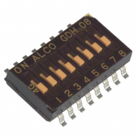 1-1571983-0 Переключатель DIP 8 групп 24В 0,025А, 1.27mm SMD TE Connectivity pe333759 фото