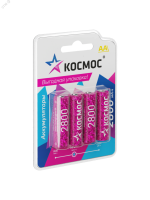 Аккумулятор AA/R6 2800мА.ч NI-MN BP-4 (блист.4шт) KOCR6NIMH2800MAH4BL Космос pe669375 фото