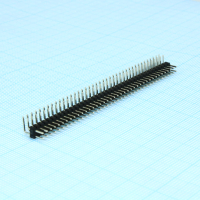 DS1025-06-2X40P8BR1-B Разъем штыревой двухрядный, вилка на плату угловая 80 контактов (2х40), шаг 2мм CONNFLY pe391359 фото