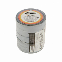 Изолента ПВХ 0.13х19мм 25м сер. KR-09-2208 Kranz pe574144 фото